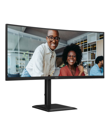 AOC CU34E4C tietokoneen litteä näyttö 86,4 cm (34") 3440 x 1440 pikseliä UltraWide Quad HD LED Musta