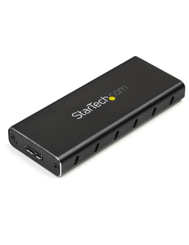 StarTech.com SM21BMU31C3 storage drive enclosure SSD enclosure Black, Silver M.2