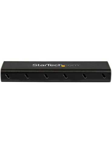 StarTech.com M.2 till SATA SSD-kabinett - USB 3.1 (10 Gbps) med USB-C-kabel - externt kabinett