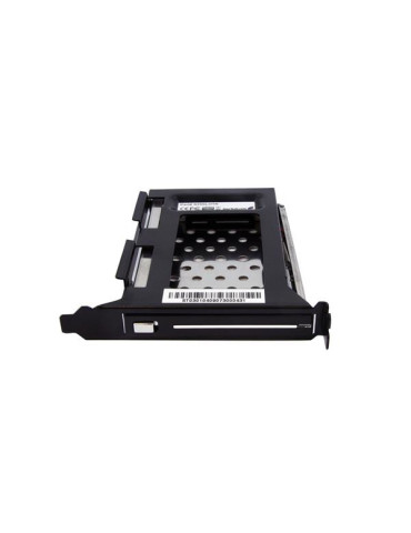 StarTech.com S25SLOTR asemapaikkaan asennettava paneeli 6,35 cm (2.5") Musta