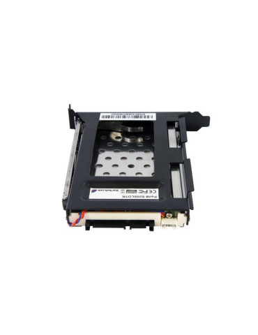StarTech.com S25SLOTR asemapaikkaan asennettava paneeli 6,35 cm (2.5") Musta