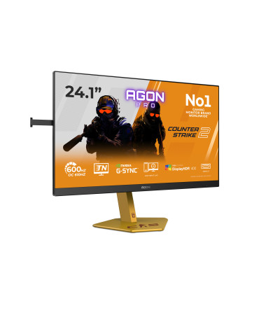 AOC AGON PRO CS24A platta pc-skärmar 61,2 cm (24.1") 1920 x 1080 pixlar Full HD LED Svart