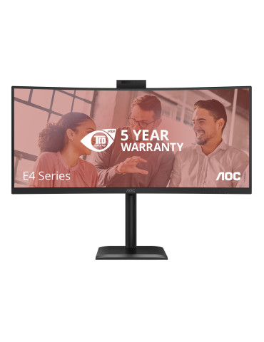 AOC CU34E4CW 75 computer monitor 34" 3440 x 1440 pixels Black