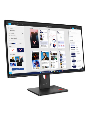 Lenovo ThinkVision T32UD-40 computer monitor 31.5" 3840 x 2160 pixels 4K Ultra HD LCD Black