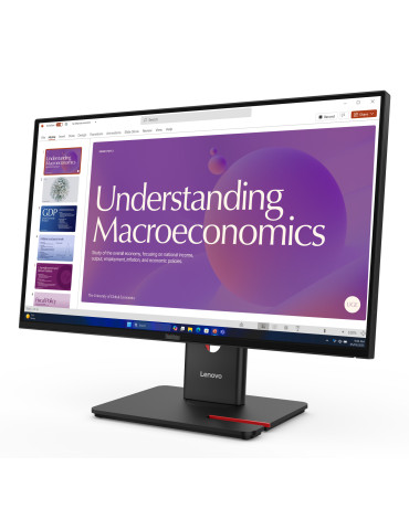 Lenovo ThinkVision T24D-40 computer monitor 23.8" 1920 x 1080 pixels Full HD LCD Black