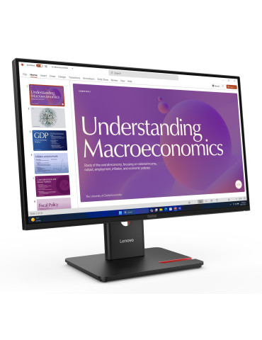 Lenovo ThinkVision T24D-40 computer monitor 23.8" 1920 x 1080 pixels Full HD LCD Black