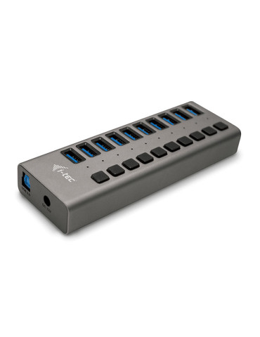 i-tec U3CHARGEHUB10 mobile device charger Universal Gray AC Fast charging Indoor
