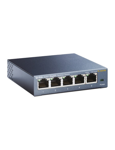 TP-Link TL-SG105 Hallitsematon Gigabit Ethernet (10 100 1000) Musta