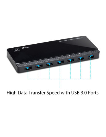 TP-Link UH720 USB 3.2 Gen 1 (3.1 Gen 1) Micro-B 5000 Mbit s Black