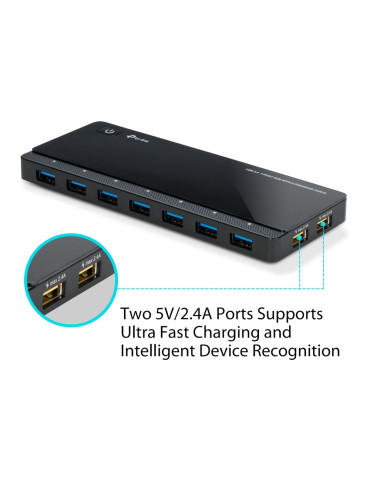 TP-Link UH720 USB 3.2 Gen 1 (3.1 Gen 1) Micro-B 5000 Mbit s Black