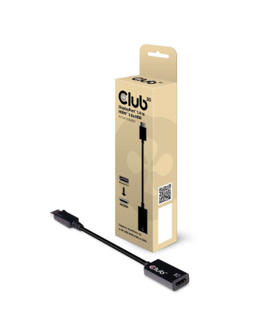 CLUB3D DisplayPort 1.4 to HDMI 2.0b HDR Active Adapter