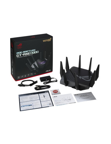 ASUS GT-AXE11000 wireless router Gigabit Ethernet Tri-band (2.4 GHz   5 GHz   6 GHz) Black