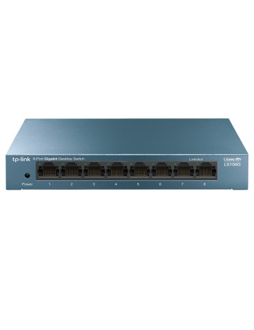 TP-Link LS108G Unmanaged Gigabit Ethernet (10 100 1000) Blue