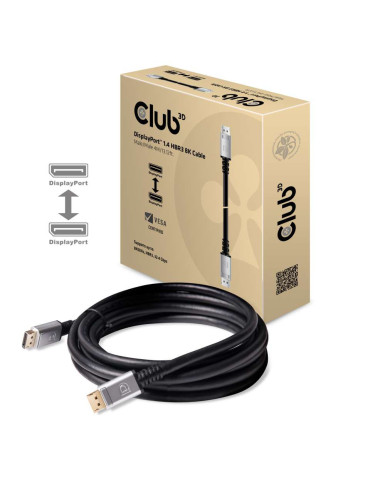 CLUB3D DisplayPort 1.4 HBR3 8K Cable M M 4m  13.12ft