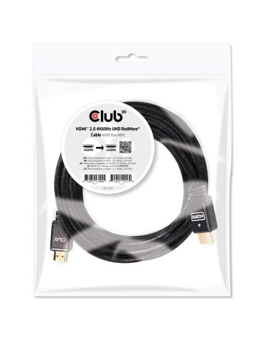 CLUB3D HDMI 2.0 4K60Hz RedMere cable 15m 49.2ft