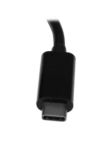 StarTech.com 3-ports USB-C-hubb med Gigabit Ethernet och 60 W strömförsörjning Pass-through laddning av bärbar dator - USB-C