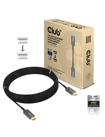 CLUB3D CAC-1376 HDMI cable 393.7" (10 m) HDMI Type A (Standard) Black