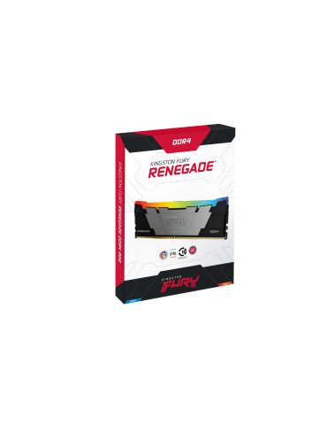 Kingston Technology FURY 16 Gt 4000 MT s DDR4 CL19 DIMM (2 kpl n pakkaus) Renegade RGB