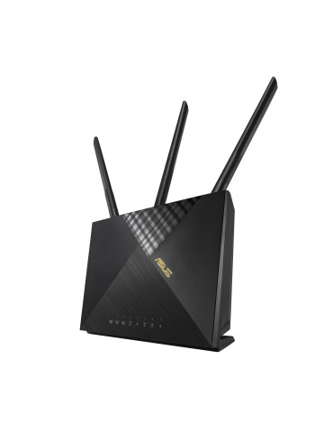 ASUS 4G-AX56 wireless router Gigabit Ethernet Dual-band (2.4 GHz   5 GHz) Black