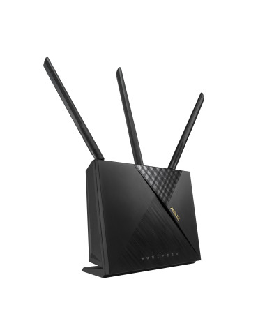 ASUS 4G-AX56 wireless router Gigabit Ethernet Dual-band (2.4 GHz   5 GHz) Black