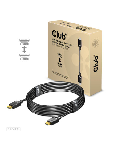 CLUB3D CAC-1374 HDMI cable 157.5" (4 m) HDMI Type A (Standard) Black