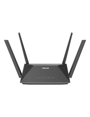 ASUS RT-AX52 AX1800 AiMesh wireless router Gigabit Ethernet Dual-band (2.4 GHz   5 GHz) Black