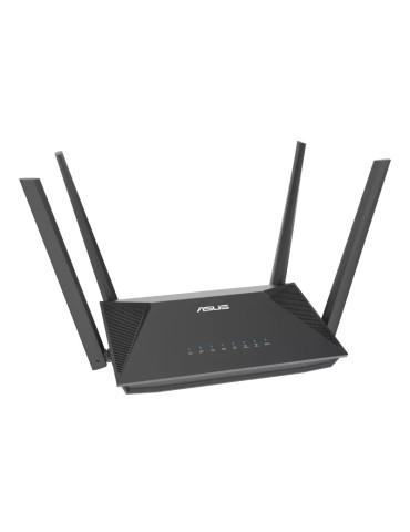 ASUS RT-AX52 AX1800 AiMesh wireless router Gigabit Ethernet Dual-band (2.4 GHz   5 GHz) Black