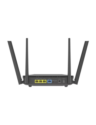 ASUS RT-AX52 AX1800 AiMesh wireless router Gigabit Ethernet Dual-band (2.4 GHz   5 GHz) Black