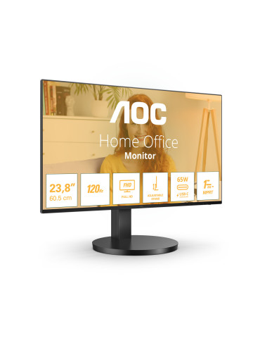 AOC B3 24B3CF2 tietokoneen litteä näyttö 60,5 cm (23.8") 1920 x 1080 pikseliä Full HD LED Musta