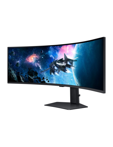 Samsung G95C computer monitor 49" 5120 x 1440 pixels Dual QHD LED Black