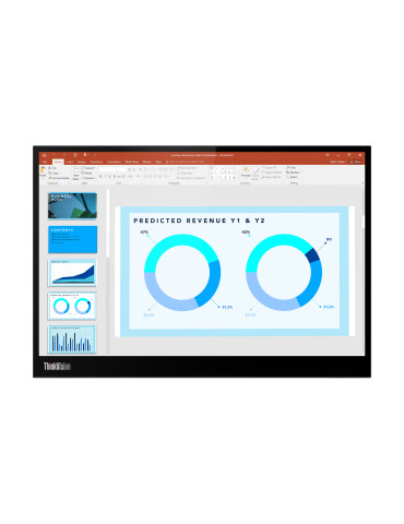 Lenovo ThinkVision M14d computer monitor 14" 2240 x 1400 pixels 2.2K LED Black