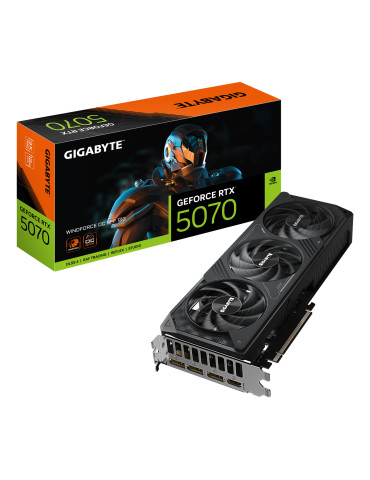 GIGABYTE GeForce RTX 5070 WINDFORCE OC SFF 12G NVIDIA 12 GB GDDR7