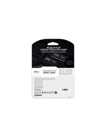 Kingston Technology FURY 32GB 3200MT s DDR4 CL20 SODIMM Impact
