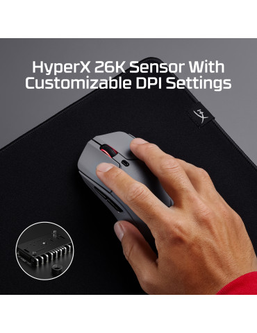 HyperX Pulsefire Haste 2 Pro - 4K Wireless Gaming Mouse