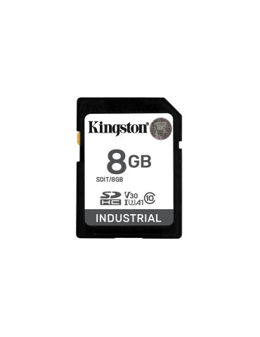 Kingston Technology Industrial 8 GB SDXC UHS-I Klass 10