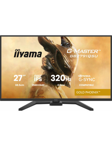iiyama G-MASTER GB2791QSU-B1 computer monitor 27" 2560 x 1440 pixels Wide Quad HD LCD Black