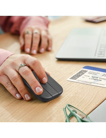Logitech Mobi Fold mouse Travel Ambidextrous RF Wireless + Bluetooth Optical 4000 DPI