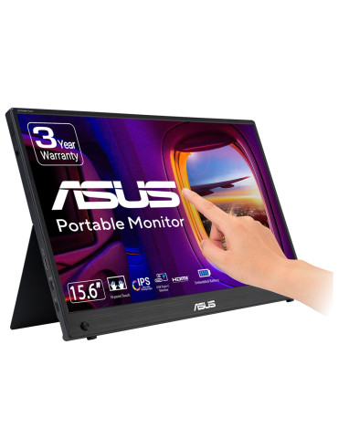 ASUS ZenScreen MB16AMTR computer monitor 15.6" 1920 x 1080 pixels Full HD LCD Touchscreen Black