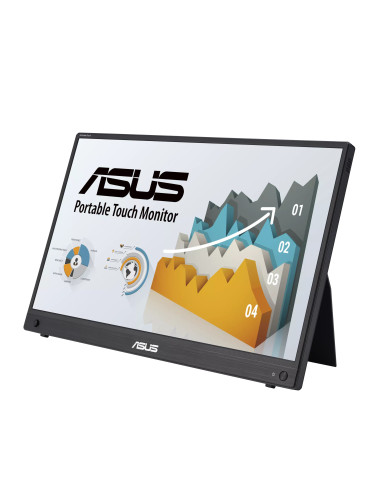 ASUS ZenScreen MB16AMTR computer monitor 15.6" 1920 x 1080 pixels Full HD LCD Touchscreen Black