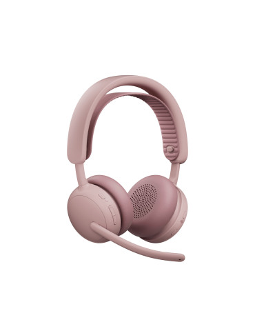 Logitech Zone Wireless 2 ES Headset Head-band Business Everyday USB Type-C Bluetooth Rose