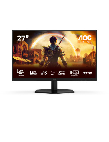 AOC G4 Q27G42XE computer monitor 27" 2560 x 1440 pixels Quad HD Black, Red