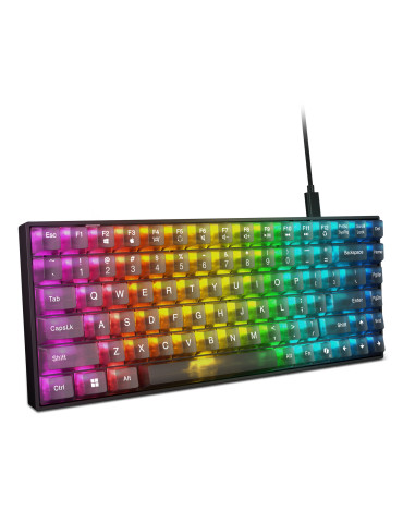 Lenovo Legion K510 Mini Pro näppäimistö Pelaaminen USB Englanti (US) Musta, Läpinäkyvä