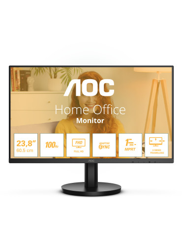 AOC 24B3HMA2 computer monitor 23.8" 1920 x 1080 pixels Full HD LED Black