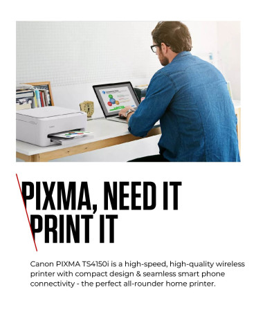 Canon PIXMA TS4150i Inkjet A4 1200 x 1200 DPI Wi-Fi