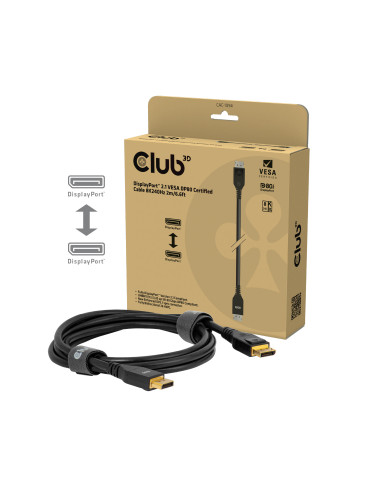 CLUB3D CAC-1094 DisplayPort cable 78.7" (2 m) Black