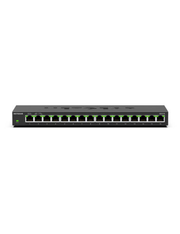 NETGEAR GS316 Unmanaged L2 Gigabit Ethernet (10 100 1000) Black