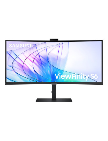 Samsung S65VC tietokoneen litteä näyttö 86,4 cm (34") 3440 x 1440 pikseliä UltraWide Quad HD LCD Musta