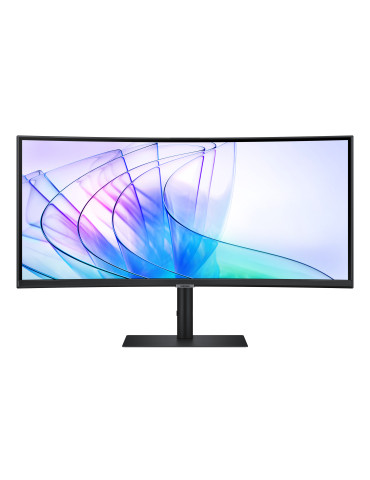 Samsung S65VC tietokoneen litteä näyttö 86,4 cm (34") 3440 x 1440 pikseliä UltraWide Quad HD LCD Musta
