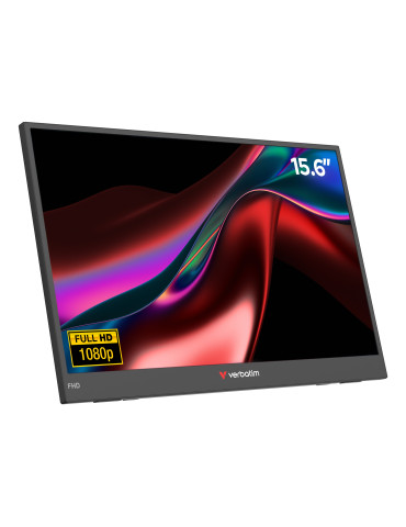 Verbatim Portable 15.6" FHD Monitor LIGHT Portable monitor Black 15.6" LCD 1920 x 1080 pixels