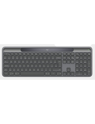 Logitech Signature Slim Solar + K980 for Business keyboard Universal RF Wireless + Bluetooth QWERTY Nordic Graphite